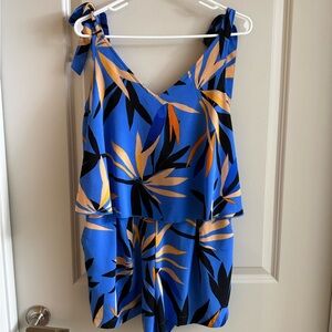 C&E Floral Romper